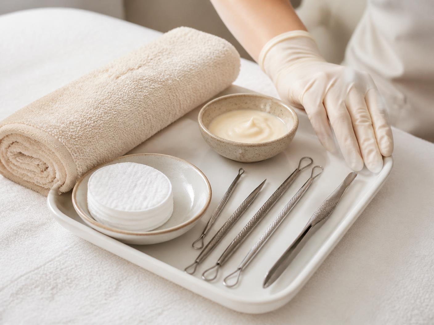 Facial extraction at NAYSIM Salon, Phnom Penh